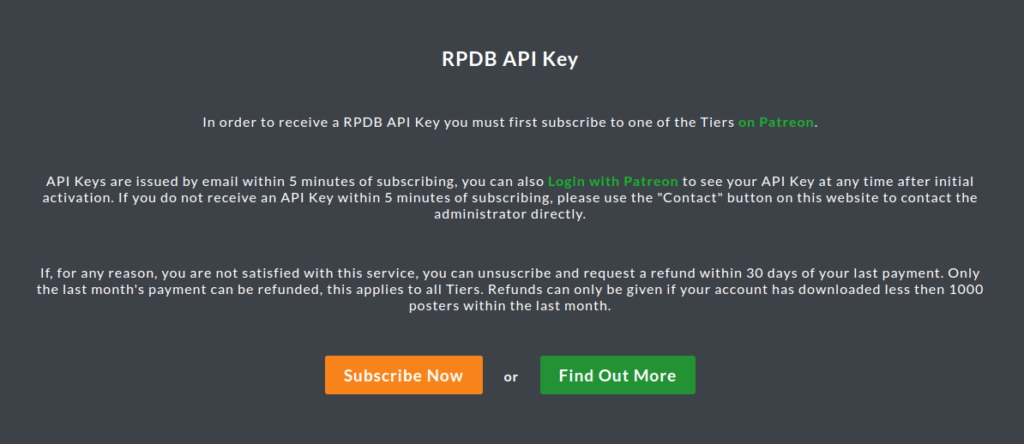 rpdb api key