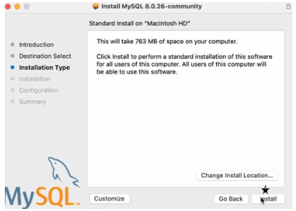 install mysql mac