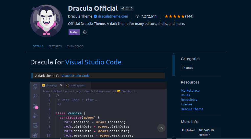 vscode themes