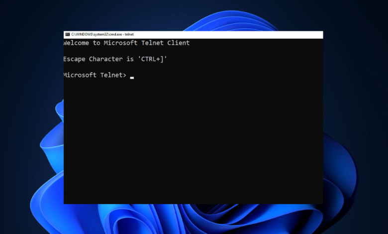 telnet commands